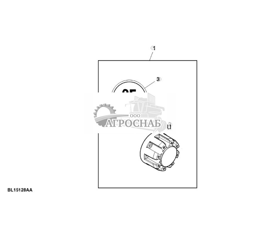 Навесное оборудование, удлинитель ступицы, 219 mm, задняя - ST744257 190.jpg